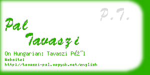 pal tavaszi business card